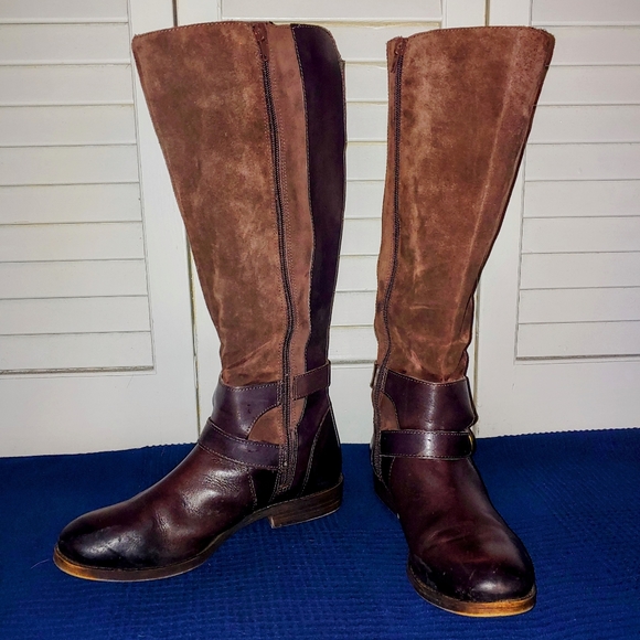 Lucky Brand Leather and Suede Boots - Size 8 - Picture 5 of 6